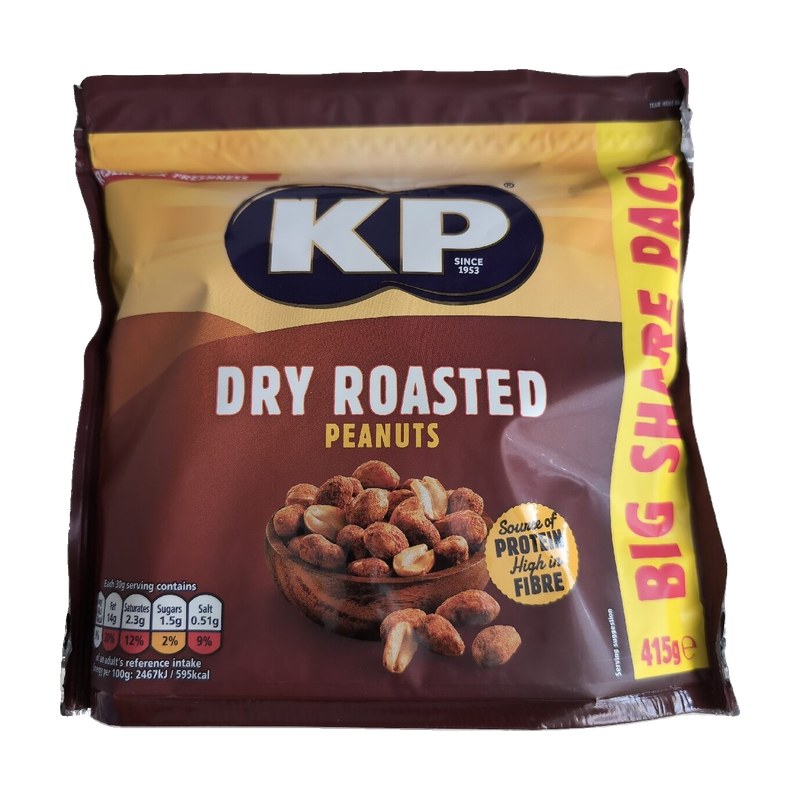 KP Dry Roasted Peanuts 415g