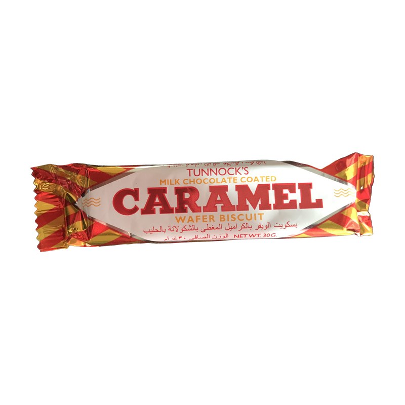 Tunnock's Milk Chocolate Caramel Wafer 30g